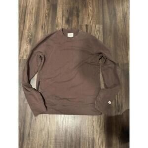 Pact Women’s Brown Crewneck Sweatshirt Size Small
